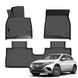 Всепогодные коврики в салон Mercedes EQS SUV 5-P 2022-2025 Havoc&trade; Maximum Coverage
