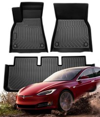 Всепогодні килимки в салон Tesla Model S 2021-2024 Havoc™ Maximum Coverage