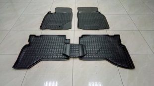 Коврики в салон для Mitsubishi Pajero Sport 1998-2008 черный, кт - 4шт 11238 Avto-Gumm