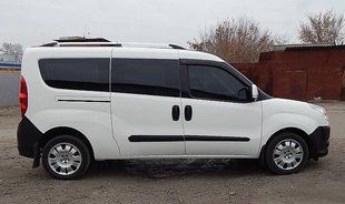 Рейлинги Fiat Doblo 2010- /длинн.база /Хром /Abs