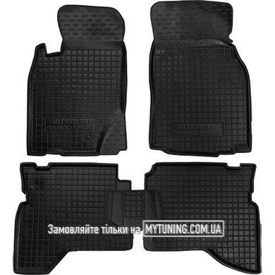 Коврики в салон для Mitsubishi Pajero Sport 1998-2008 черный, кт - 4шт 11238 Avto-Gumm