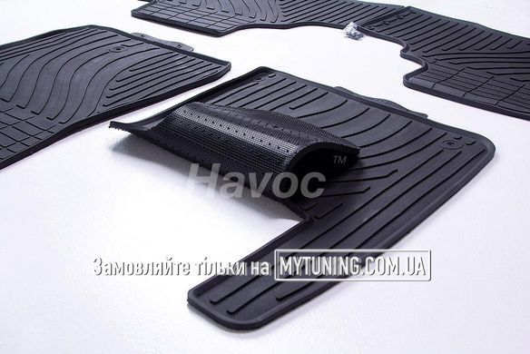 copy_Kia Sorento з 2015 Оригінальні килимки HAVOC гумові в салон повний комплект