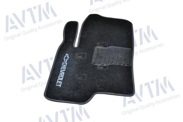 Коврики в салон ворсовые AVTM для Chevrolet Captiva (2006-) /Чёрные BLCCR1078