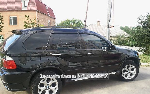 Дефлектори Hic накладні BMW X5 E53 2000-2007 | Вітровики на скотчі HIC BM09
