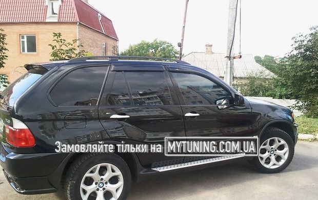 Дефлектори Hic накладні BMW X5 E53 2000-2007 | Вітровики на скотчі HIC BM09