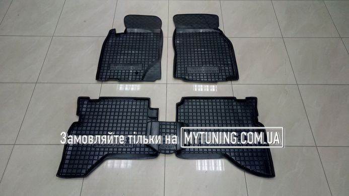 Коврики в салон для Mitsubishi Pajero Sport 1998-2008 черный, кт - 4шт 11238 Avto-Gumm