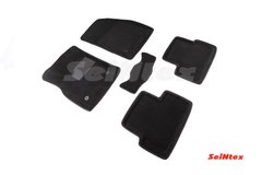 Коврики в салон 3D для Chevrolet Cruze/Opel Astra J 2009- 2009-2015 /Черные 5шт 71683