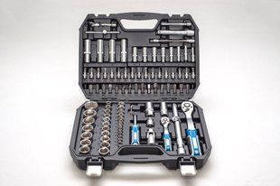 Набір інструментів 1/4", 1/2" 94 предмета (пластиковий кейс)/MG10094/MAGMA