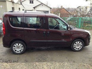 Рейлинги Fiat Doblo 2010- /коротк.база /Хром /Abs