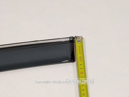 Вітровики з хромом на скотчі Toyota Camry 40 2006-2012 Havoc