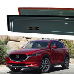 Дефлектори Hic накладні Mazda CX-5 2017+ | Вітровики на скотчі HIC MA39-IJ