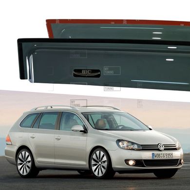 Дефлектори Hic накладні Volkswagen Golf-5/6 Variant 2003-2012  | Вітровики на скотчі HIC VW45