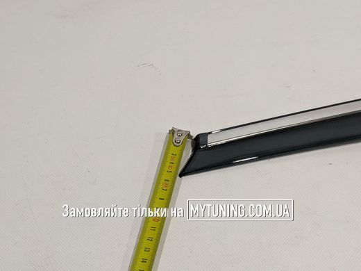 Вітровики з хромом на скотчі Toyota Camry 50/55 2012-2017 Європа Havoc