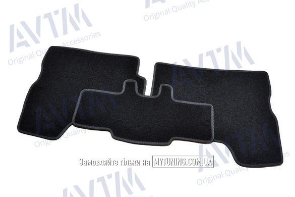 Коврики в салон ворсовые AVTM для Renault Duster (2018-) /Чёрные, кт 5шт BLCCR1907