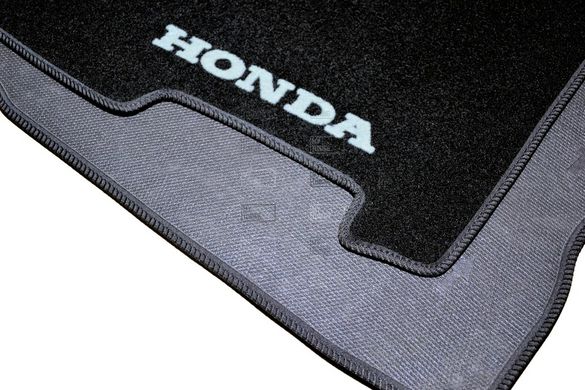 Коврики в салон ворсовые AVTM для Honda Civic (2006-2011) SD 4D /Чёрные, кт. 3шт BLCCR1201