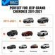 Поперечины HAVOC на рейлинги Jeep Grand Cherokee WK2 2010&ndash;2021