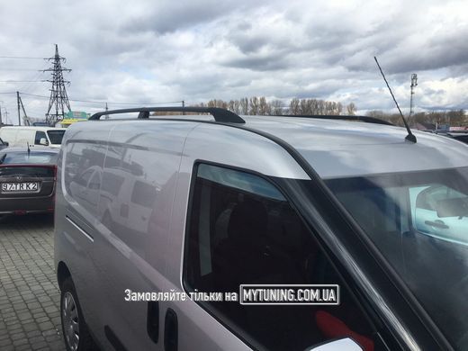 Рейлинги Fiat Doblo 2010- /коротк.база /Черный /Abs