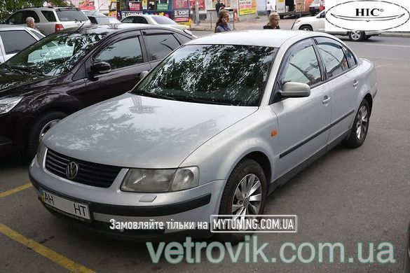 Дефлекторы Hic накладные Volkswagen Passat B5 седан 1996-2005 | Ветровики на скотче HIC VW03