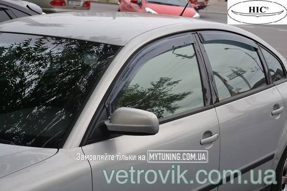 Дефлекторы Hic накладные Volkswagen Passat B5 седан 1996-2005 | Ветровики на скотче HIC VW03