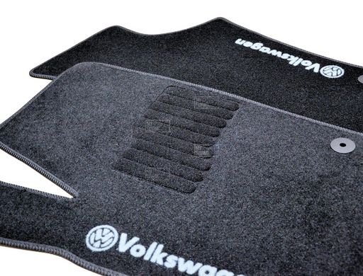 Коврики в салон ворсовые для Volkswagen Polo Sedan (2010-) /Чёрные, кт. 5шт BLCCR1681