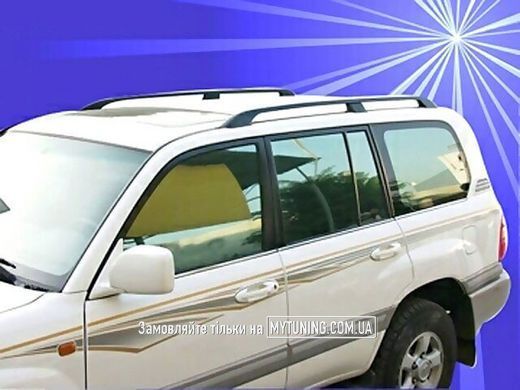 Рейлинги Toyota Land Cruiser 100 (1998-2002) Черные