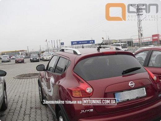 Рейлинги Nissan Juke (2010-) /тип Crown,(Крепление на клей)