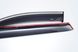 Дефлекторы Hic накладные Nissan X-Trail/Rogue 2014-2020 | Ветровики на скотче HIC с хром молдингом NI85-IJ