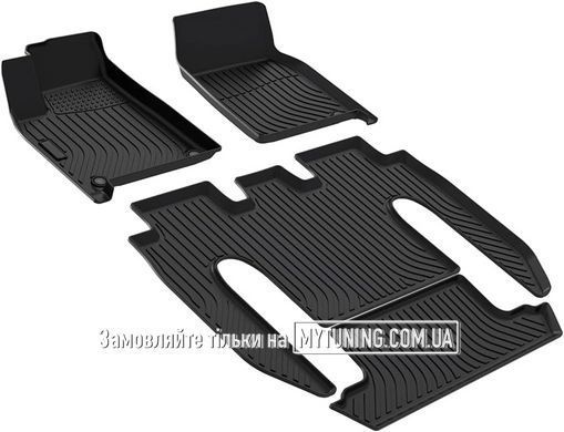 Всепогодні килимки в салон Tesla Model X 2022-2024 6 seater Havoc&trade; Maximum Coverage