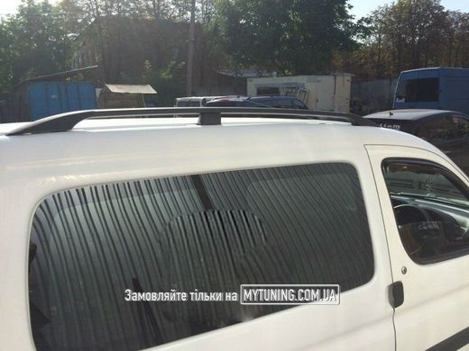 Рейлинги Renault Kangoo 2008- /Черный /Abs