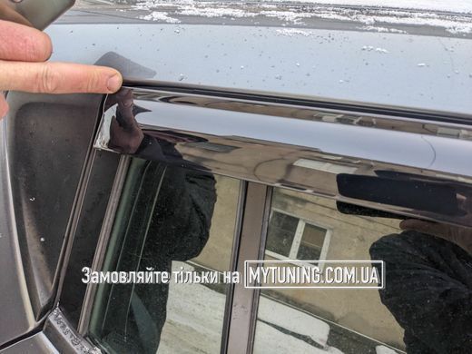 Дефлектори Havoc накладні Nissan Leaf 2010-2017 | Вітровики на скотчі MNiL2010