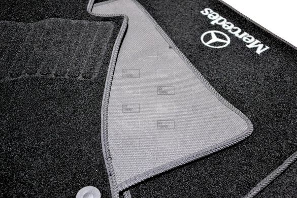 Коврики в салон ворсовые AVTM для Mercedes E212 (2009-2013) /Чёрные, кт. 5шт BLCCR1345