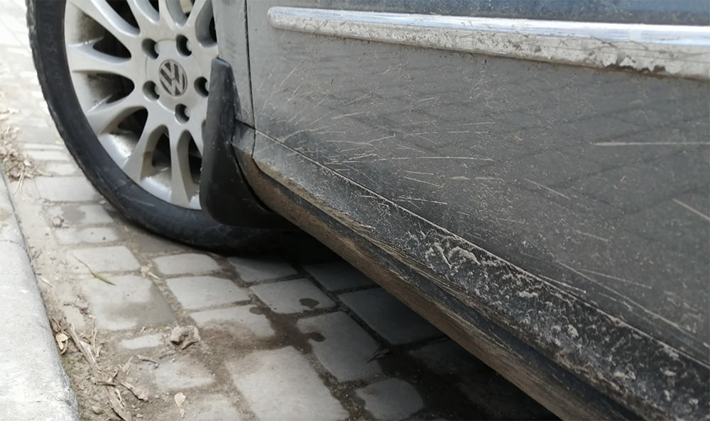 Передня та задня пара бризковиків HAVOC для Volkswagen Passat В6 2006-2010 Європа Універсал / Седан