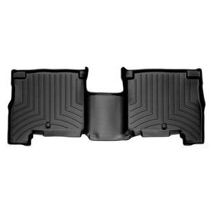 Коврики в салон для Hyundai Santa Fe 2006-12 с бортиком, черные, задние 440962