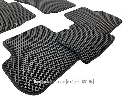 Коврики в салон для Mitsubishi Outlander (2012-) EVA-чёрные, 5шт