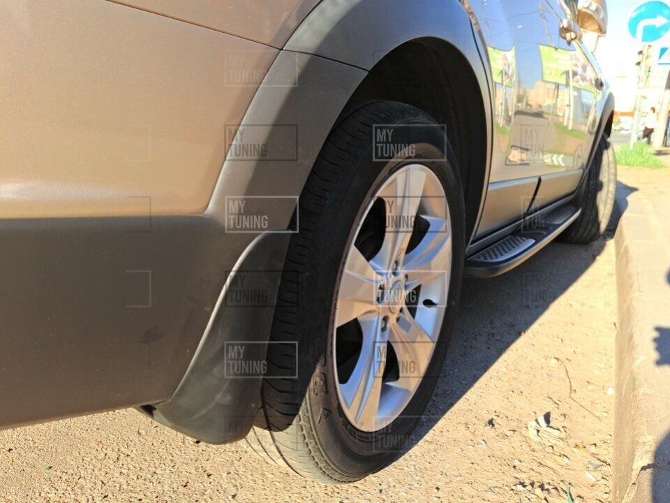 Передняя и задняя пара брызговиков HAVOC для Chevrolet Captiva USA 2007-2016