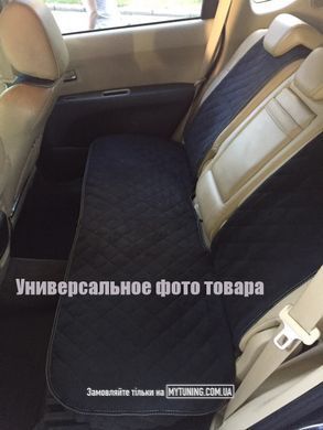 Накидки на сиденье "Эко-замша" широкие (1+1) без лого, цвет коричневый