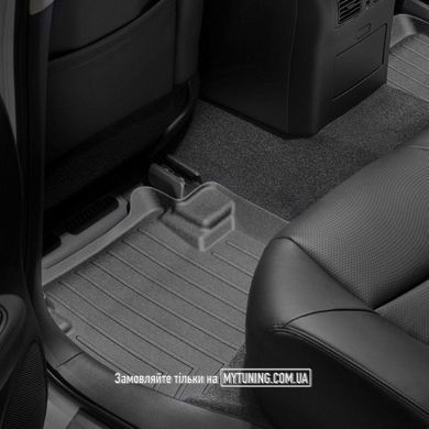 Коврики в салон для Infiniti Q70 2014- черные задние 443042