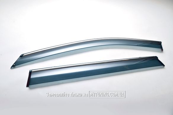 Вітровики з хромом на скотчі Nissan X-Trail T32 2014-2021 Havoc