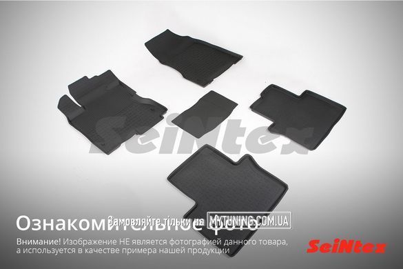 Коврики в салон для Mitsubishi Outlander (XL) 2006-2012/III 2012-/Peugeot 4007 2006-2012 резиновые, кт 5шт