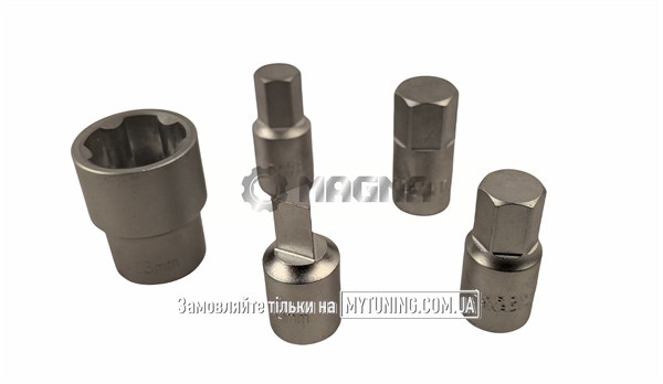 Комплект для зняття зливних пробок оливи, 34 предмети MG51435 MAGMA