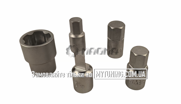 Комплект для зняття зливних пробок оливи, 34 предмети MG51435 MAGMA
