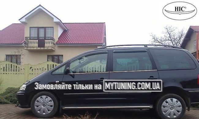 Дефлектори Hic накладні Volkswagen Sharan 1995-2010 | Вітровики на скотчі HIC VW20