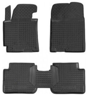 Коврики в салон для Hyundai Elantra 2007-2011 черный, кт - 4шт 11156 Avto-Gumm