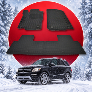 Mercedes ML W-166 2011-2019 Оригінальні килимки HAVOC гумові в салон