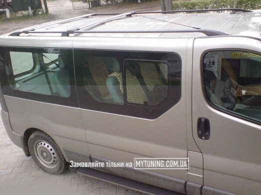 Рейлинги Renault Trafic/Opel Vivaro 2001- /длинн.база /Черный /Abs