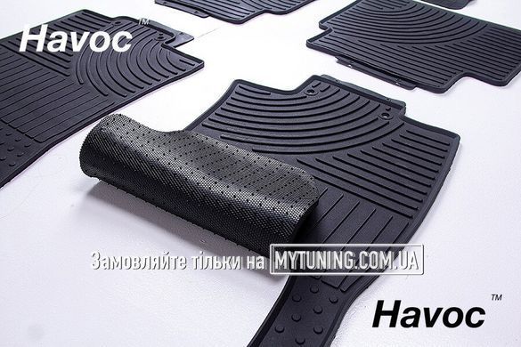 Nissan X-Trail T32 з 2014 Оригінальні килимки HAVOC гумові в салон повний комплект