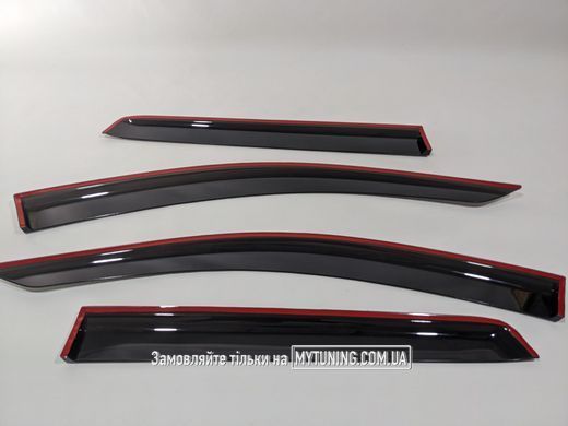 Дефлектори Havoc накладні Dodge Journey 2008-2021 | Вітровики на скотчі MDJo0821