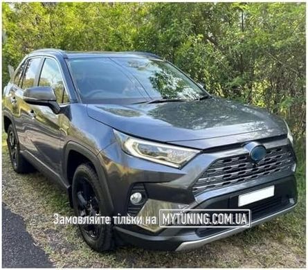 Інтегровані рейлінги Havoc Toyota RAV4 XA50 2019&ndash;2025, чорні, Чорний