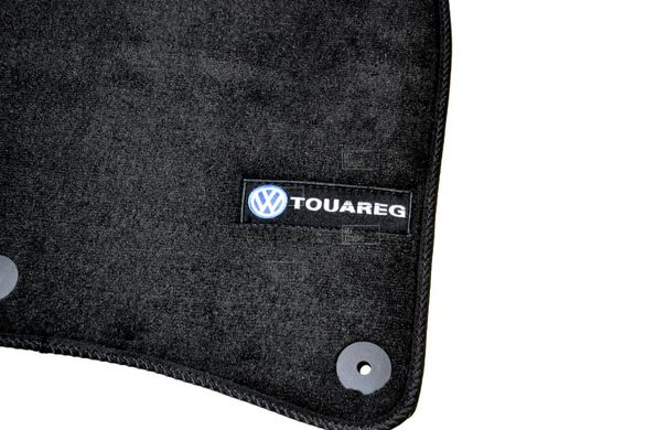 Коврики в салон ворсовые для Volkswagen Touareg (2010-) /Чёрные Premium BLCLX1688