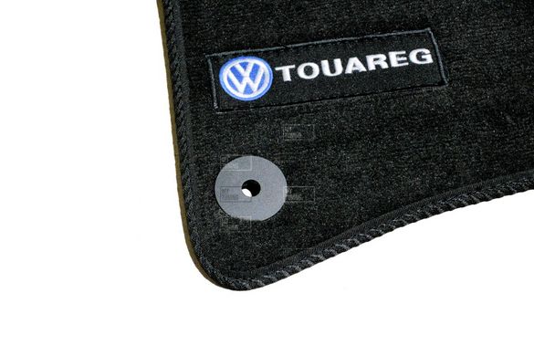 Коврики в салон ворсовые AVTM для Volkswagen Touareg (2010-) /Чёрные Premium BLCLX1688